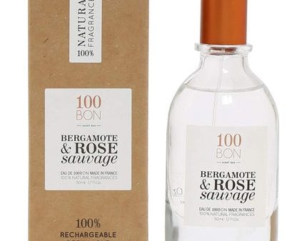 100bon Bergamot & Wild Rose EDP Cologne 50ml - Elegant Floral Scent with Natural Ingredients Online Sale