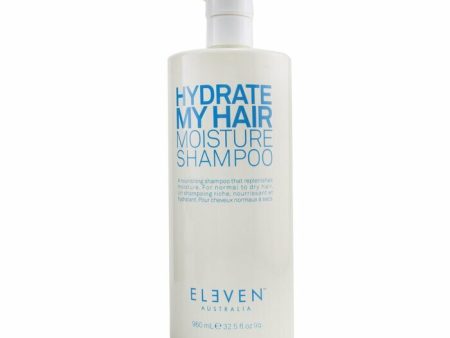 Eleven Australia Hydrate My Hair Moisture Shampoo 960ml 32.5oz Supply