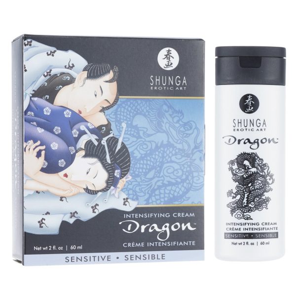 SHUNGA Dragon Intensifying Cream Sensitive 052207  60ml 2oz Discount