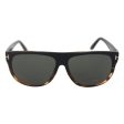 Tom Ford Tom Ford FT0375 Kristen 05R - Black-Green Polarized by Tom Ford for Women - 61-10-140 mm Sunglasses For Sale