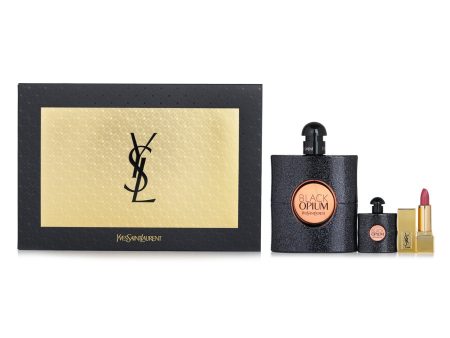 Yves Saint Laurent Black Opium Eau De Parfum Gift Set:  3pcs Online