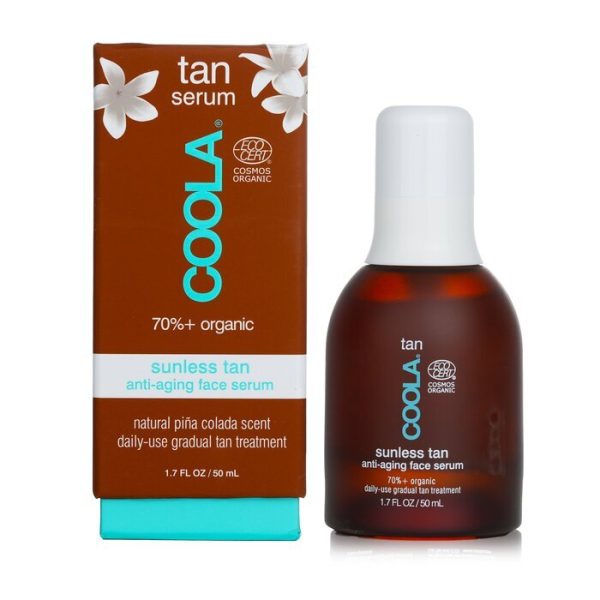 Coola Organic Sunless Tan Anti Aging Face Serum 50ml 1.7oz Cheap