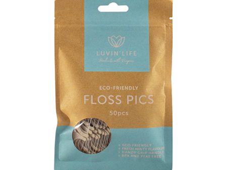 Luvin Life Luvin  Life Eco-Friendly Floss Pics (Fresh Mint) x 50 Pack Online