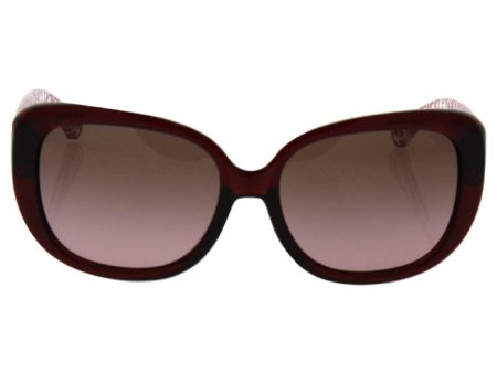 Coach Coach Laurin HC8076 5154-14 - Burgundy-Pink Crystal by Coach for Women - 56-15-135 mm Sunglasses Online Hot Sale