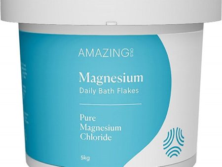 Amazing Oils Magnesium Daily Bath Flakes Pure Magnesium Chloride 5kg Online now