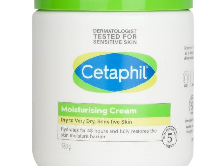 Cetaphil Moisturising Cream 48H - For Dry to Very Dry, Sensitive Skin (Unboxed)  550g For Discount