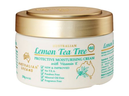 Australian Creams Mk Ii Australian Creams MkII Lemon Tea Tree Protective Moisturising Cream with Vitamin E 250g For Sale