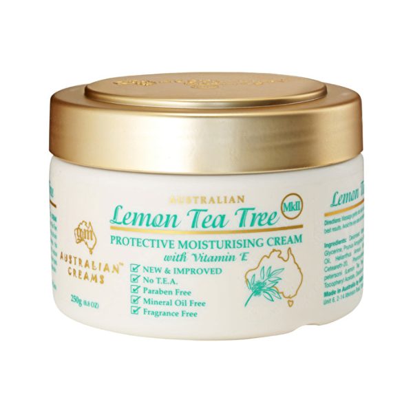 Australian Creams Mk Ii Australian Creams MkII Lemon Tea Tree Protective Moisturising Cream with Vitamin E 250g For Sale