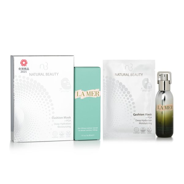 La Mer The Lifting Contour Serum 30ml (Free: Natural Beauty r-PGA Hydration Cushion Mask 6x20ml)  30ml+6x20ml Online Hot Sale