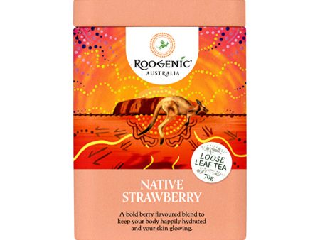 Roogenic Australia Native Strawberry Loose Leaf Tin 70g Fashion