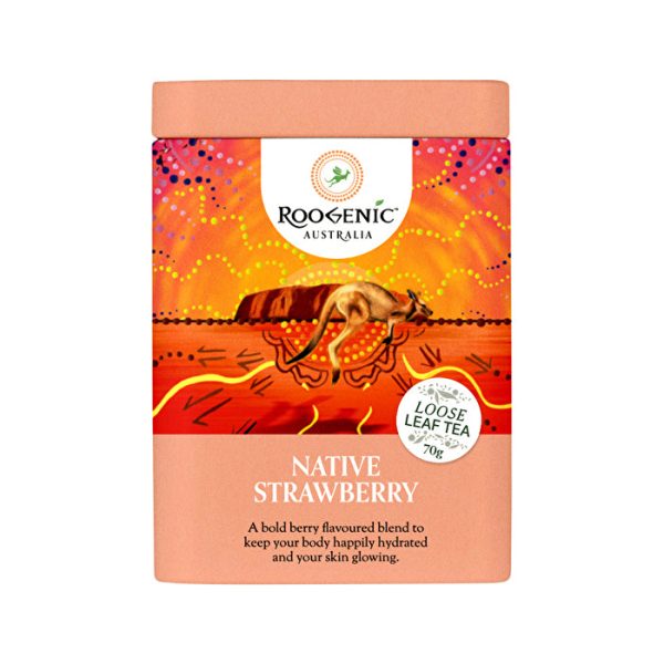 Roogenic Australia Native Strawberry Loose Leaf Tin 70g Fashion