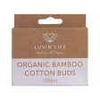 Luvin Life Luvin  Life Organic Bamboo Cotton Buds White x 200 Pack Fashion