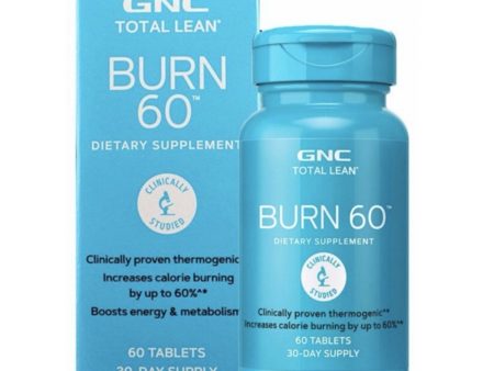 GNC BURN 60 - 60 Tablets Supply