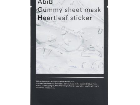 Abib Gummy Sheet Mask - Heartleaf Sticker  27mlx10pcs Online now