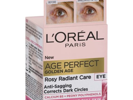 L Oreal Paris Age Perfect Golden Age Rosy Eye Cream 15 ml Supply