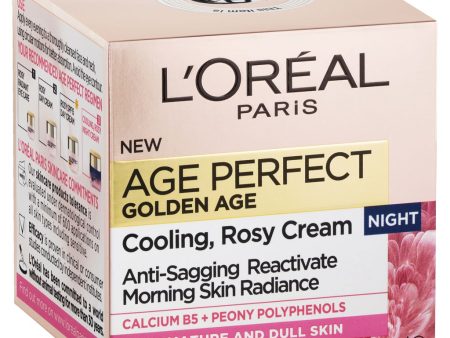 L Oreal Paris Age Perfect Golden Rosy Redensifying Night Cream 50ml Sale