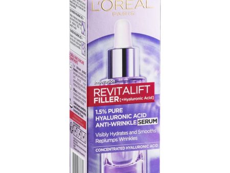 L Oreal Paris Revitalift Filler 1.5% Hyaluronic Acid Serum 30 ml on Sale