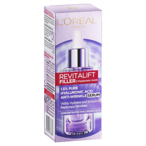 L Oreal Paris Revitalift Filler 1.5% Hyaluronic Acid Serum 30 ml on Sale