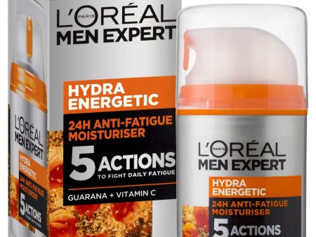 L Oreal Paris Men Expert Hydra Energetic Moisturiser 50ml Online Sale