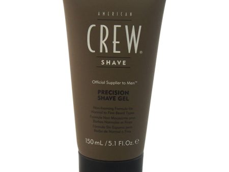 American Crew Precision Shave Gel by American Crew for Men - 5.1 oz Shave Gel Supply