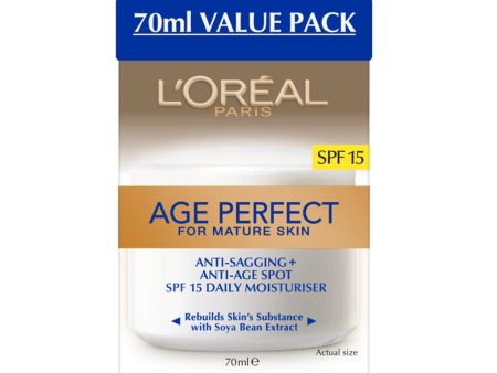 L Oreal Paris Age Perfect Golden Rosy Redensifying Day Cream SPF15 50ml Online now