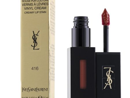 Yves Saint Laurent Rouge Pur Couture Vernis A Levres Vinyl Cream Creamy Stain - # 416 Psychedelic Chili  5.5ml 0.18oz For Discount