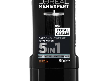 L Oreal Paris Men Expert Total Clean Shower Gel 300ml Online now