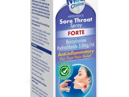 MediChoice Sore Throat Spray Forte 15ml Hot on Sale