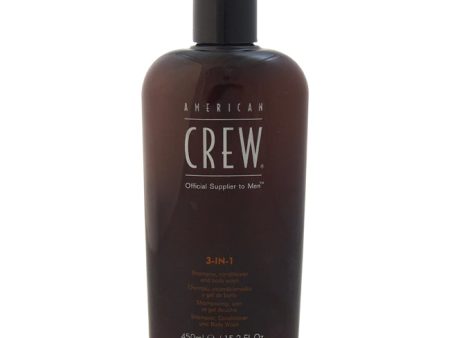 American Crew 3 In 1 Shampoo and Conditoner and Body Wash by American Crew for Men - 15.2 oz Shampoo Conditoner For Cheap