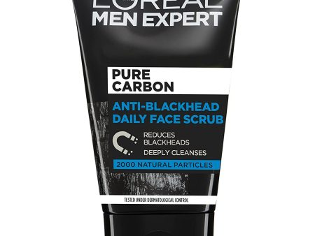 L Oreal Men Expert Pure Carbon Deep Cleansing Daily Face Scrub 100 ml Online Hot Sale